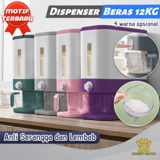 Bright Crown Dispenser Beras Kapasitas 12LITER