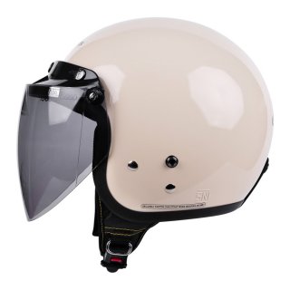 Paket Helm Cargloss Retro CFM + Bogo 25 Jet - Avorio Naiade