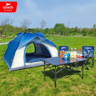 Tenda Camping Otomatis Speeds 4-5 OrgLipat Portable Waterproof 018-8 - -11 BIRU