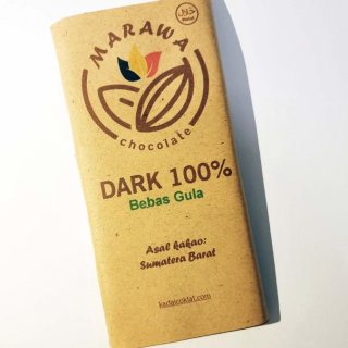 2. 100% Dark Chocolate, Cokelat Marwa