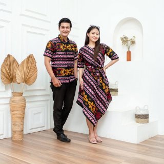 Couple Aurora Toraja Songket Couple Tenun Batik Lima Putra