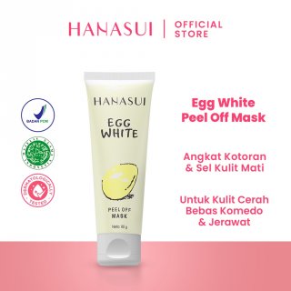 7. Hanasui Peel Off Mask Egg White