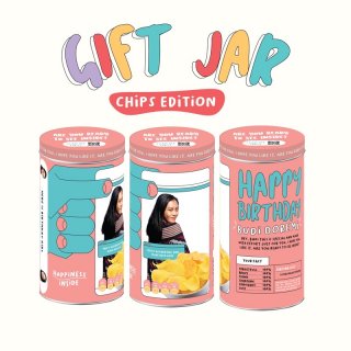 7. GIFT JAR CUSTOM / cereal gift box custom, Unik dan Tiada Duanya