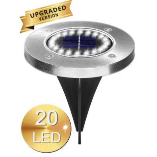 RAIBOHO Lampu Tanam Taman Solar Power Waterproof 20 LED - RB20