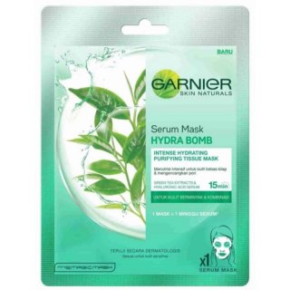 Garnier Serum Mask Hydra Bomb Tissue Mask Green Tea