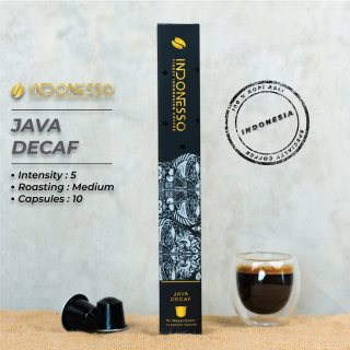 10. Indonesso Java Decaf Coffee Capsules 