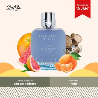 11. Omerta Parfum Original Blue Beach Intense For Men 100 ML, Segar Seharian