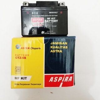 Astra Otoparts ASPIRA MF Kit Battery GTZ-5S