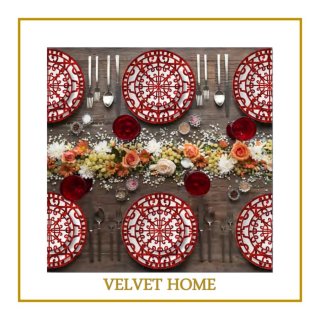 Velvet Home 4 in 1 Piring Fine Dining