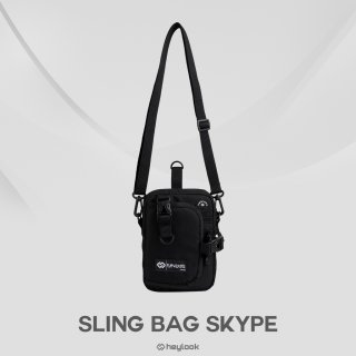 11. HEYLOOK Official - Tas Selempang Pria Skype Sling Bag yang Mini dan Lucu