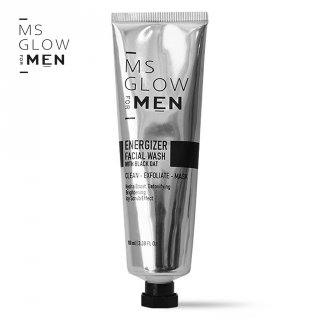 13. MS GLOW FOR MEN Energizer Facial Wash, Pembersih 3 in 1