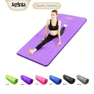 25. Angola Matras Yoga Mat NBR S03, Nyaman Dipakai untuk Banyak Jenis Olahraga