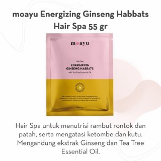 Moayu Energizing Ginseng Habbats Hair Spa 55 gr