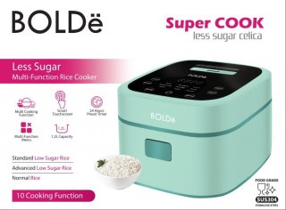 Bolde Super Cook Less Sugar Celica Rice Cooker 