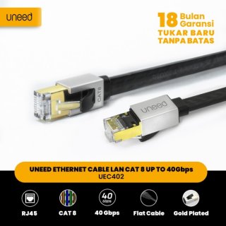 UNEED Ethernet Cable LAN RJ45 Cat8