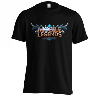 Kaos Mobile Legends Logo Mobile Legend - Hitam, XL
