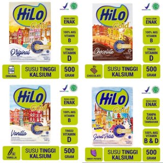 2. HiLo Gold, Tersedia dalam 4 Pilihan Rasa