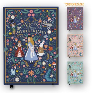 Buku Catatan Alice In Wonderland 4 Hardcover Diary Notebook Jurnal 