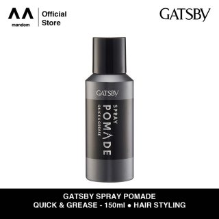 13. GATSBY Spray Pomade Quick & Grease, Rambut Lebih Stylish dalam Sekejap