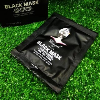 14. Laurent Masker Wajah - Black Face Mask