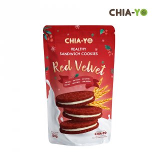 23. Chiayo Cookies Sandwich yang Rasa Red Velvetnya Unik Banget