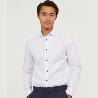H&M White Shirt Men Original