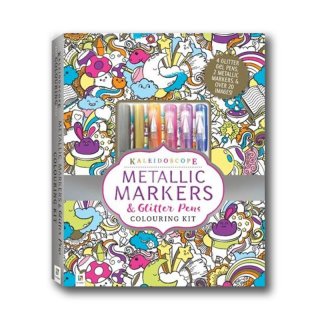 6. KALEIDOSCOPE Metallic Markers & Glitter Pens, Temukan Gemerlap di Atas Kertas