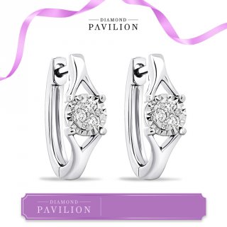 24. Diamond Pavilion Anting Emas Batu Berlian Navya Earrings