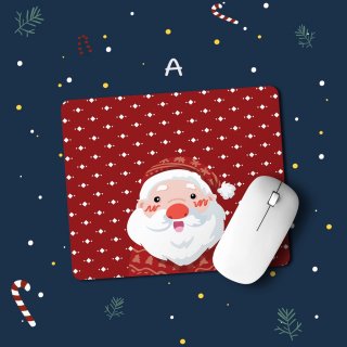 24. Custom Mousepad Hadiah Gift Natal Christmas, Nyaman Digunakan dan Anti Selip