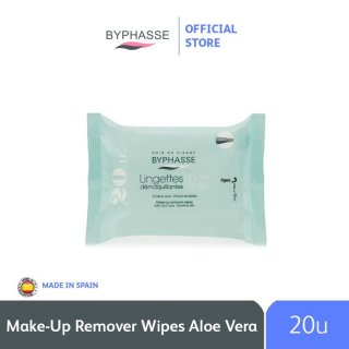 Byphasse Make-Up Remover Wipes Aloe Vera Sensitive Skin 20u