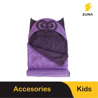 Zuna Sport Kids Owl Sleeping Bag Purple