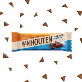 25. Van Houten Dark Milk Chocolate dengan Nuansa Susu yang Lembut