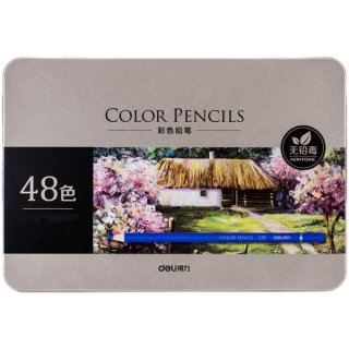 22. Deli High Grade Oil Pencil Color 48