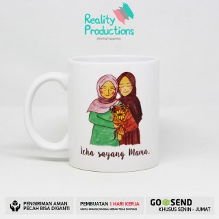 Mug Anak Rangkul Ibu