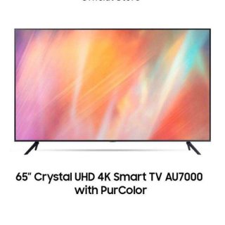 Samsung UA65AU7000KXXD Crystal UHD 4K Smart TV [65 Inch]