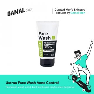 20. Ustraa Face Wash - Neem & Charcoal 