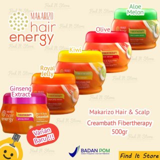 Makarizo Hair Energy Hair & Scalp Creambath 500GR
