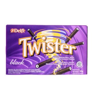 9. Delfi Twister Black, Lembut, Renyah dan Manis
