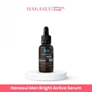 14. Hanasui Men Bright Active Serum, Nutrisi Tepat untuk Wajah Pria