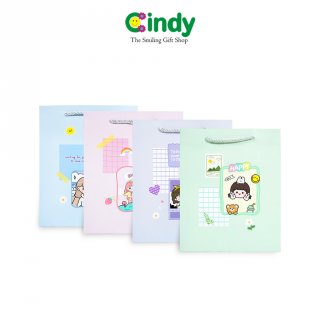 CINDY Paper Bag CUTE GIRL Kado Size M - Tas Kado Size M - CFR0149