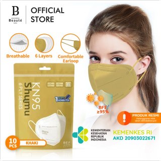 PB × SHUMU Masker KN95 3D Anti virus KN 95 N 95 - 10PCS 