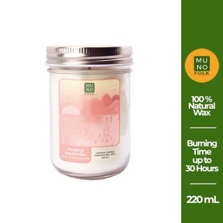 MUNO - Best Scents Soy Scented Candle 7 Oz | Lilin Aromaterapi Organik