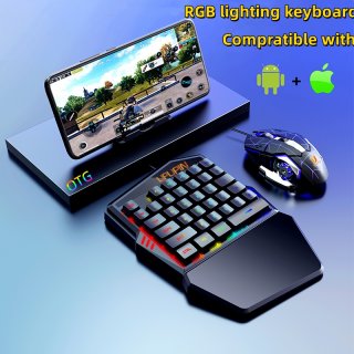29. UPUPIN Paket keyboard gaming dan Mouse, Mendukung Hobi Gamingnya