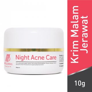 6. Night Cream Acne Care, Ampuh Redakan Jerawat dan Peradangan