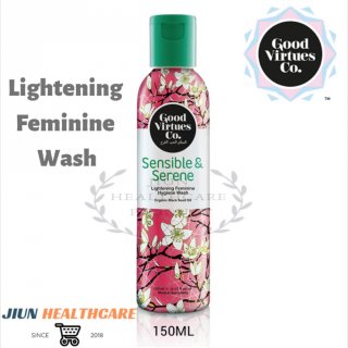 27. Good Virtues Co Lightening Feminine Hygiene Wash, Mengandung Bahan Alami yang Sangat Aman