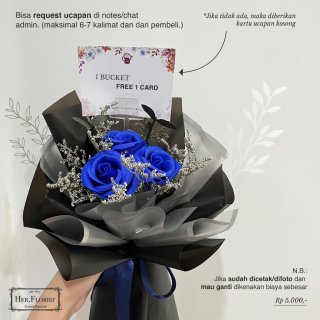 HER.FLORIST [ORI] Triple Soap and Dried Flowers Bouquet