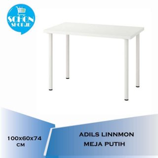 Linnmon Adils - Meja Belajar Minimalis Ikea