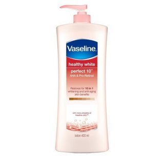 Vaseline Healthy White Perfect 10 Hand & Body Lotion 
