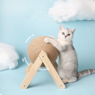 30. Mainan Bola Menggaruk Kucing - Bola Mainan Cakar Kucing