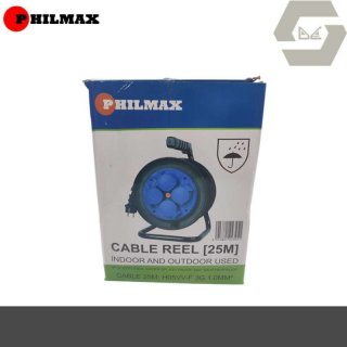 Kabel Roll Cable Reel 25m Tutup IP45 Outdoor Philmax